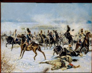 La battaglia di Eylau, il 20 febbraio 1807.