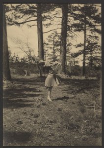 [Ballerina in una radura di pini] da Louis Fleckenstein