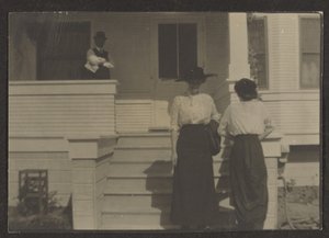 [Figure in veranda] da Louis Fleckenstein