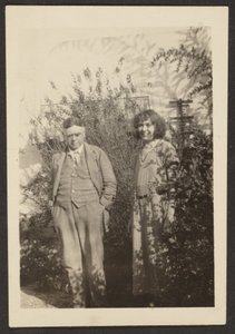 [Fleckenstein e Firenze in giardino] da Louis Fleckenstein