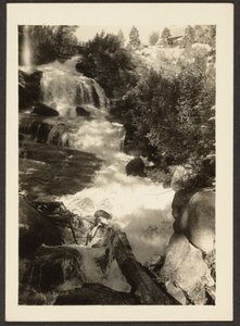 [Paesaggio con cascata] da Louis Fleckenstein