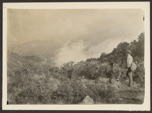 [Uomo in un paesaggio] da Louis Fleckenstein