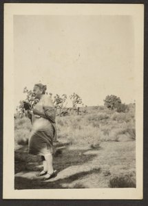 [Mrs Fleckenstein in Landscape] da Louis Fleckenstein