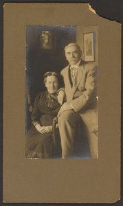 [Ritratto di Fleckenstein e di sua moglie]. da Louis Fleckenstein