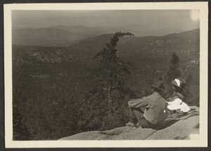 [Due uomini sul fianco della montagna] da Louis Fleckenstein