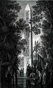 Obelisco di Mathariyyah, inciso da Jean Antoine Pierron da Volume III di 