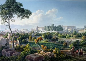 Veduta del Colle Esquilino, Roma, c.1800