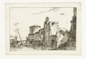 Forte e un ponte sul fiume
