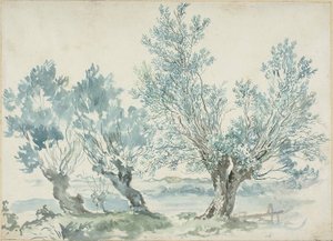 Tre salici da Louis Gabriel Moreau