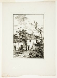 Paesaggio verticale da Louis Gabriel Moreau