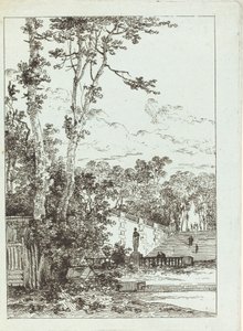 Parco abbandonato da Louis Gabriel Moreau the Elder