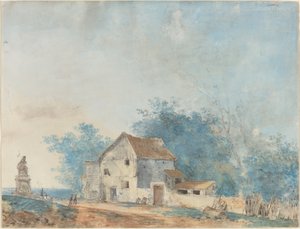Paesaggio da Louis Gabriel Moreau the Elder