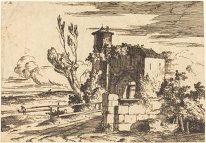 Ingresso monumentale da Louis Gabriel Moreau the Elder