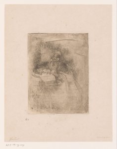 Vecchio con barba appoggiato su un libro aperto da Louis Gallait (attributed to)