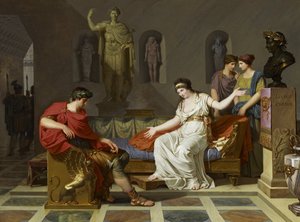 Cleopatra e Ottaviano da Louis Gauffier