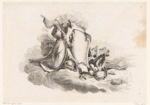 Cartouche con armi da Louis Germain
