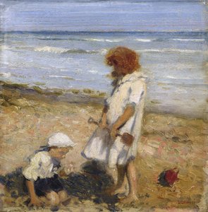 Giocando sulla Spiaggia da Louis Ginnett