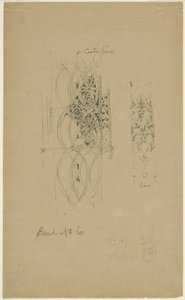 Teatro McVickers, Chicago, Illinois, bozzetto da Louis H. Sullivan