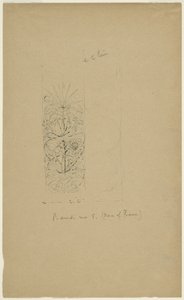Teatro McVickers, Chicago, Illinois, bozzetto da Louis H. Sullivan
