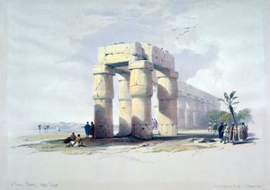 A Luxor, Tebe, Alto Egitto, XIX secolo da Louis Haghe
