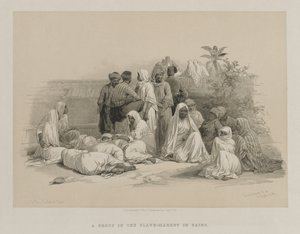 Egitto e Nubia, Volume III: Nel Mercato degli Schiavi al Cairo, 1849