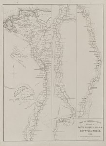 Egitto e Nubia, Volume III: Mappa per illustrare gli schizzi di David Roberts, Esq...1849, 1849