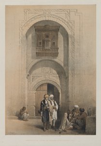 Egitto e Nubia, Volume III: Palazzo moderno, che mostra l