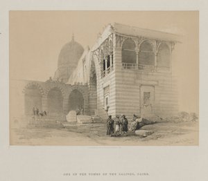 Egitto e Nubia, Volume III: Una delle tombe dei Califfi, Il Cairo, 1848 da Louis Haghe