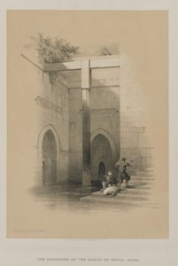 Egitto e Nubia, Volume III: Il Nilometro. Isola di Rhoda, 1849 da Louis Haghe