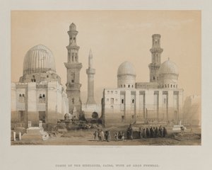 Egitto e Nubia, Volume III: Tomba dei Mamelucchi, Il Cairo, 1849 da Louis Haghe
