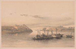 Egitto e Nubia: Volume II - N. 28, Vista Generale di Asouan e l
