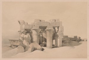 Egitto e Nubia: Volume II - N. 42, Rovine di Kom Ombo da Louis Haghe
