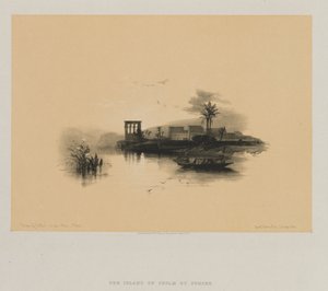 Egitto e Nubia, Volume II: Isola di File, sul Nilo, Nubia da Louis Haghe