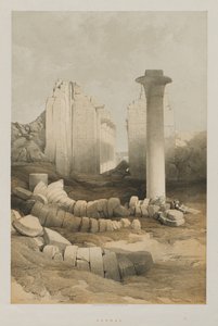 Egitto e Nubia, Volume II: Karnak, 1848 da Louis Haghe