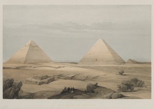 Egitto e Nubia, Volume II: Piramidi di Geezeh da Louis Haghe