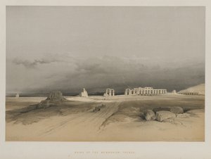Egitto e Nubia, Volume II: Rovine del Memnonium, Tebe da Louis Haghe