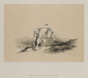 Egitto e Nubia, Volume II: Rovine del Tempio di Kardeseh, Nubia da Louis Haghe