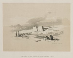 Egitto e Nubia, Volume I: Accesso al Tempio di Wady Saboua, Nubia da Louis Haghe