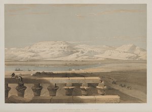 Egitto e Nubia, Volume I: Catena montuosa libica, dal Tempio di Luxor
