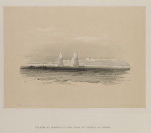 Egitto e Nubia, Volume I: Statue di Memnone, Tebe