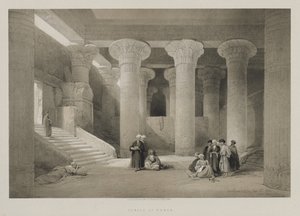 Egitto e Nubia, Volume I: Tempio a Esneh da Louis Haghe