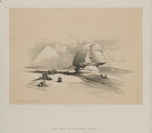 Egitto e Nubia, Volume I: La Grande Sfinge, Piramidi di Giza, 1846