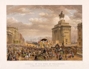Funerale del Duca di Wellington, 18 novembre 1852, pub. 1853