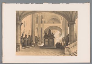 Tomba di Massimiliano I a Innsbruck da Louis Haghe