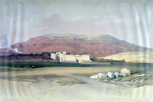 Medinet Abou, Tebe, 8 dicembre 1832, Egitto