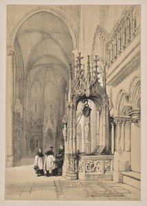 Schizzi in Belgio e Germania, Prima Serie, Il pozzo sacro nella cattedrale di Ratisbona da Louis Haghe