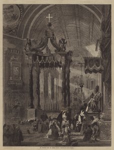 Il Giorno di San Pietro a Roma da Louis Haghe