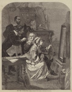 La visita allo studio da Louis Haghe