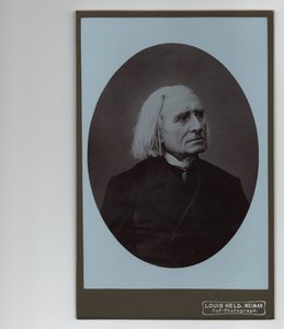 Franz Liszt (1811-1886) (1880, fotografia) da Louis Held