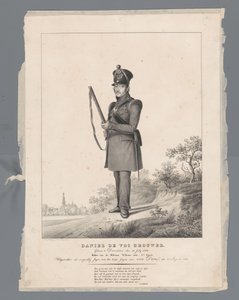Daniel de Vos Brouwer. Nato a Deventer, il 30 luglio 1770. Cavaliere dell